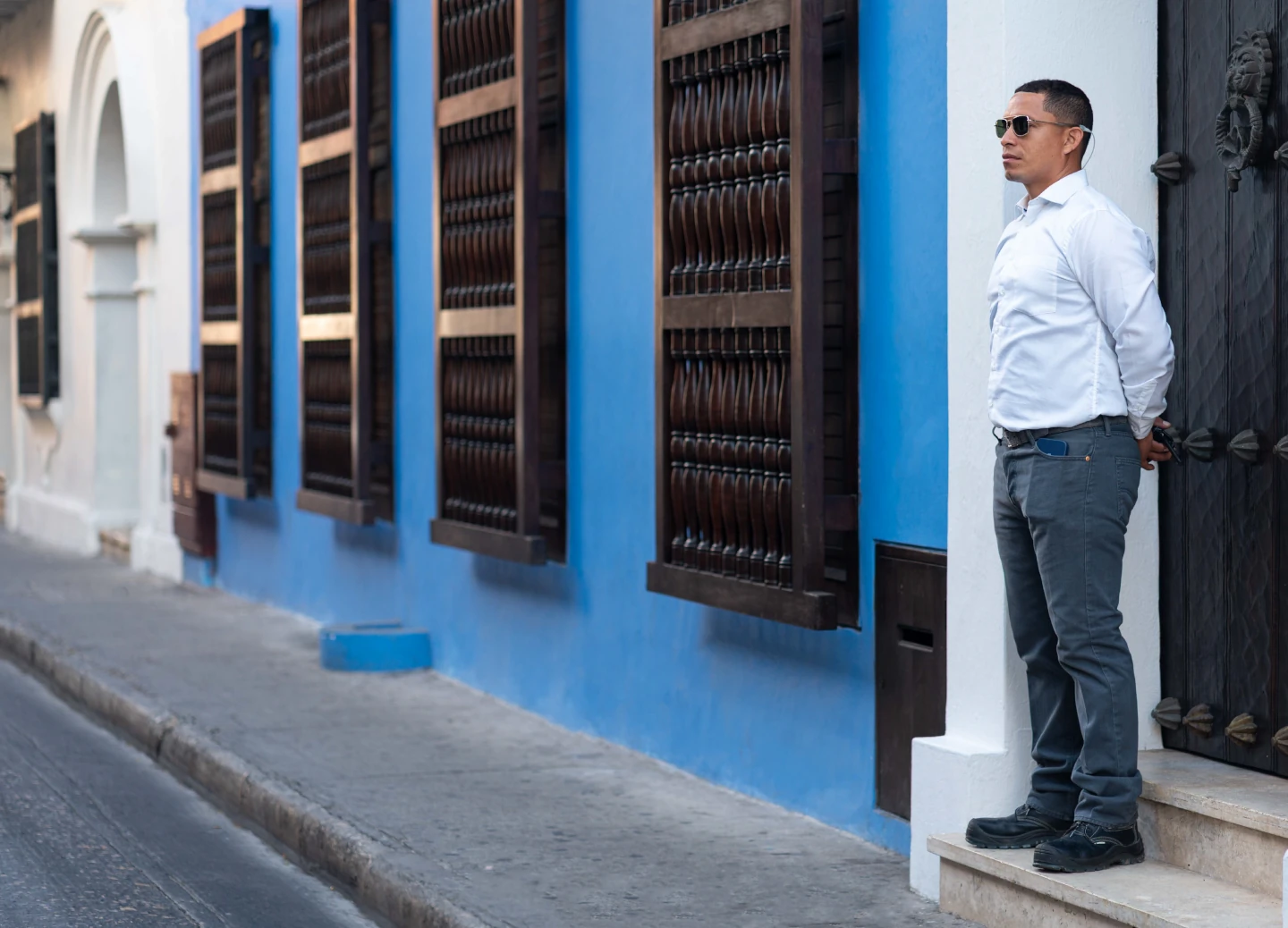 Agente de seguridad privada y logística para huéspedes VIP