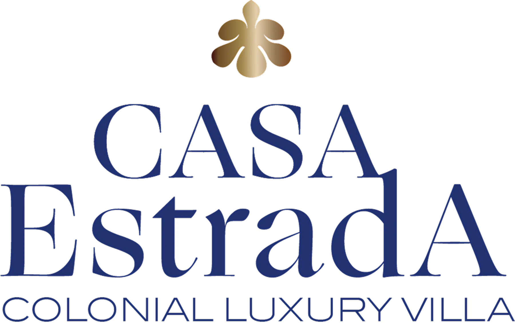 Logo Casa Estrada luxury villa sin fondo