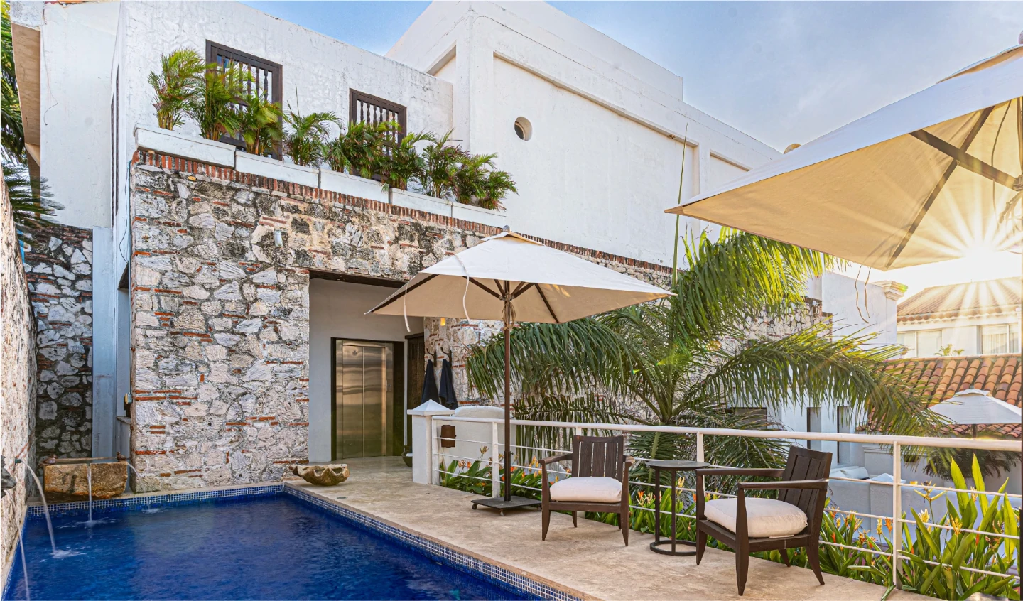 Piscina en la Azotea